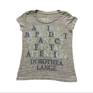 Peek Dorothea Quote  Art Tee